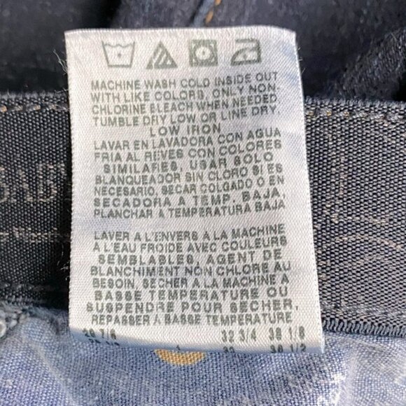 Wrangler Q Baby Dark Wash Mid Rise Elastic Waistband Straight Leg Jeans 4 - Picture 5 of 15